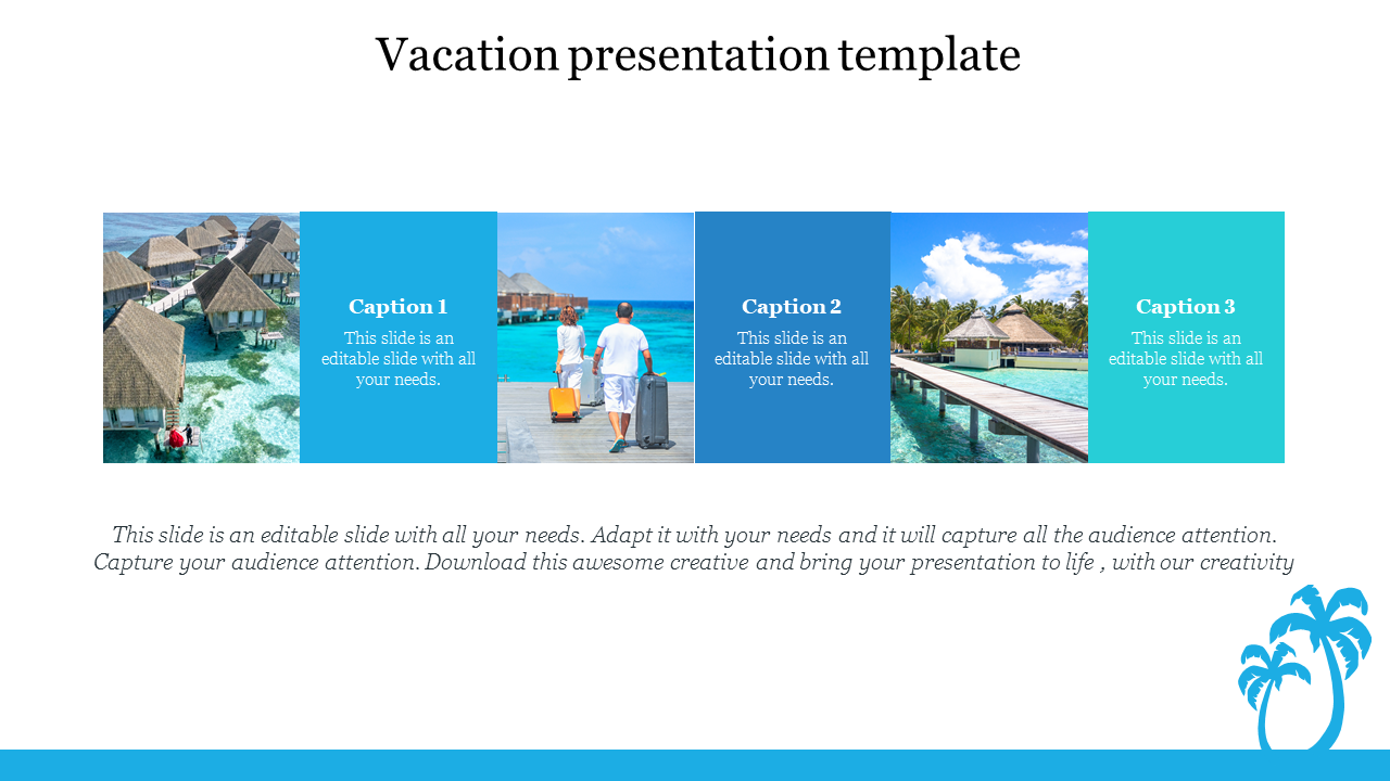 Cool Vacation Presentation Template For PPT Presentation